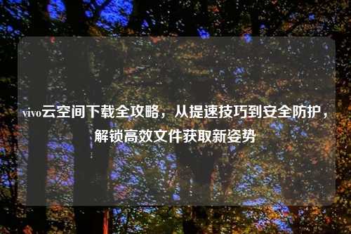 vivo云空间下载全攻略,从提速技巧到安全防护,解锁高效文件获取新姿势