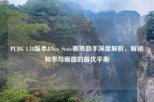 PUBG 1.18版本&New State画质助手深度解析,解锁帧率与画面的更优平衡