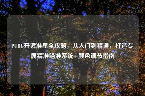 PUBG开镜准星全攻略,从入门到精通,打造专属精准瞄准系统+颜色调节指南