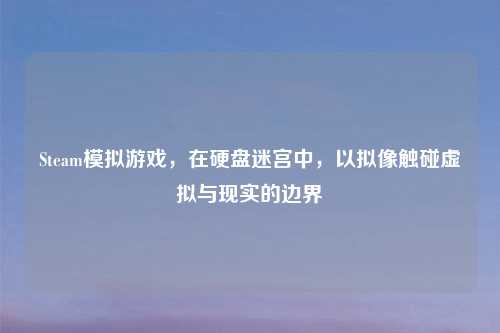 Steam模拟游戏，在硬盘迷宫中，以拟像触碰虚拟与现实的边界