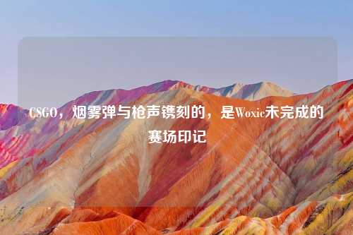 CSGO,烟雾弹与枪声镌刻的,是Woxic未完成的赛场印记