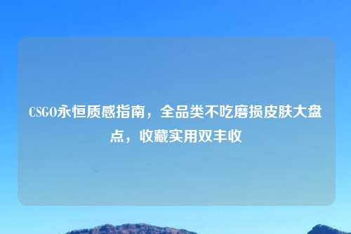 CSGO永恒质感指南,全品类不吃磨损皮肤大盘点,收藏实用双丰收