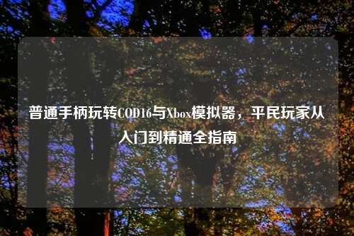 普通手柄玩转COD16与Xbox模拟器，平民玩家从入门到精通全指南