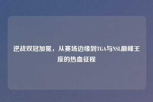 逆战双冠加冕，从赛场边缘到TGA与NSL巅峰王座的热血征程