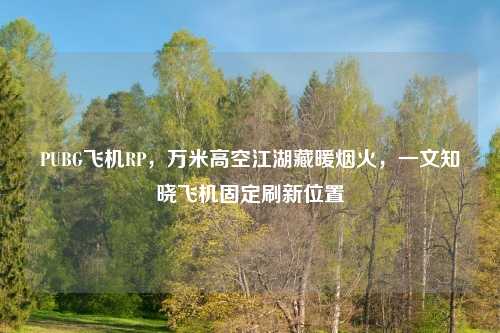 PUBG飞机RP，万米高空江湖藏暖烟火，一文知晓飞机固定刷新位置