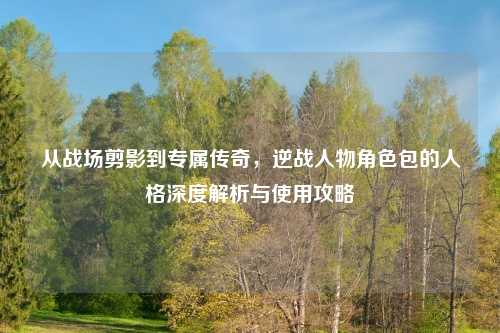 从战场剪影到专属传奇，逆战人物角色包的人格深度解析与使用攻略