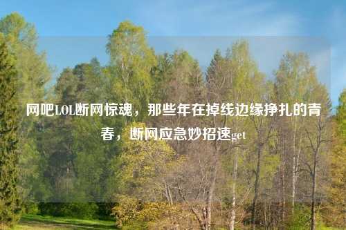 网吧LOL断网惊魂，那些年在掉线边缘挣扎的青春，断网应急妙招速get