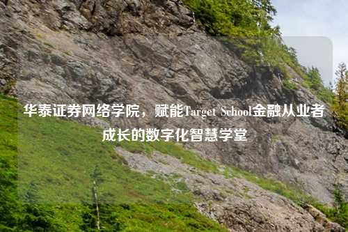 华泰证券     学院，赋能Target School金融从业者成长的数字化智慧学堂