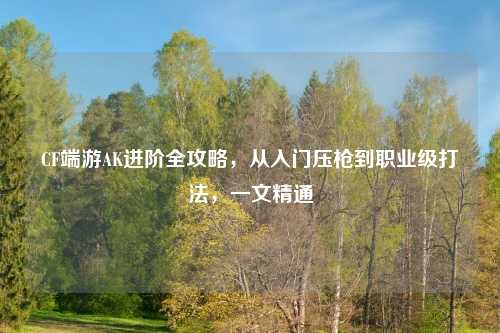 CF端游AK进阶全攻略，从入门压枪到职业级打法，一文精通
