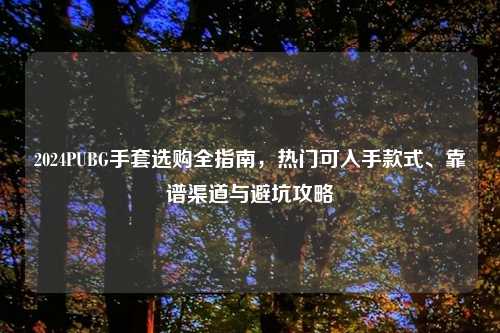 2024PUBG手套选购全指南，热门可入手款式、靠谱渠道与避坑攻略
