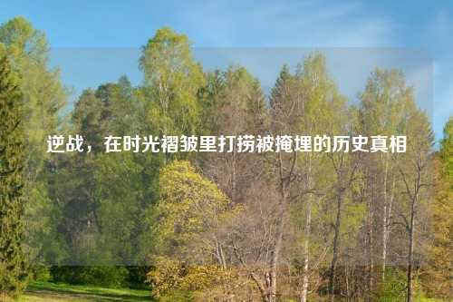 逆战，在时光褶皱里打捞被掩埋的历史真相