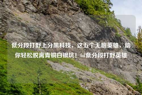 低分段打野上分黑科技，这五个无脑英雄，助你轻松脱离青铜白银坑！lol低分段打野英雄