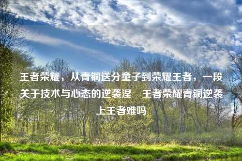 王者荣耀，从青铜送分童子到荣耀王者，一段关于技术与心态的逆袭涅槃王者荣耀青铜逆袭上王者难吗