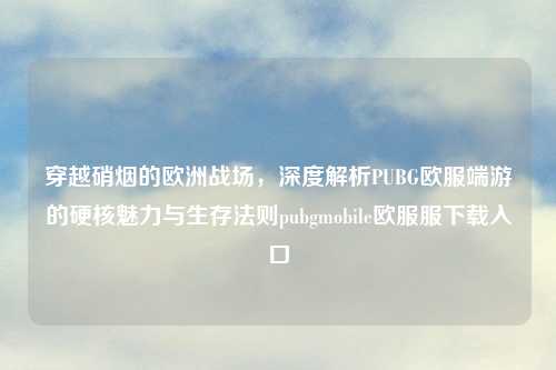 穿越硝烟的欧洲战场,深度解析PUBG欧服端游的硬核魅力与生存法则pubgmobile欧服服下载入口