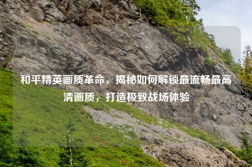 和平精英画质革命，揭秘如何解锁最流畅更高清画质，打造极致战场体验