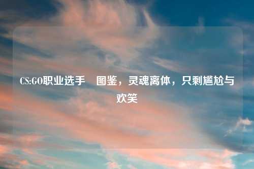 CS:GO职业选手囧图鉴，灵魂离体，只剩尴尬与欢笑