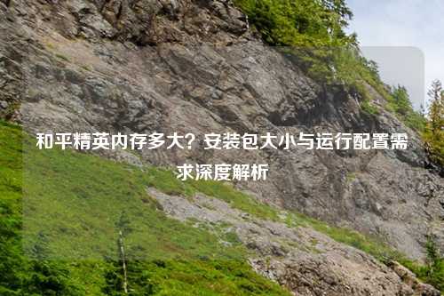 和平精英内存多大？安装包大小与运行配置需求深度解析