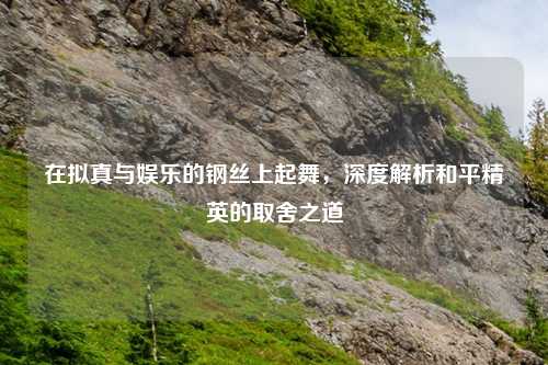 在拟真与娱乐的钢丝上起舞，深度解析和平精英的取舍之道