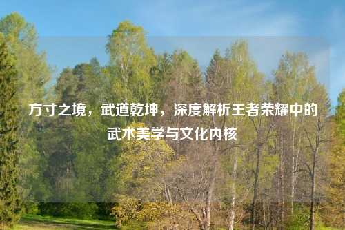 方寸之境，武道乾坤，深度解析王者荣耀中的武术美学与文化内核
