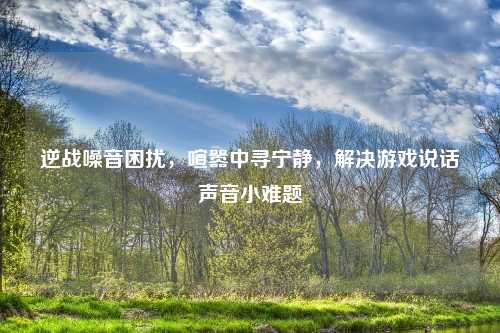 逆战噪音困扰，喧嚣中寻宁静，解决游戏说话声音小难题
