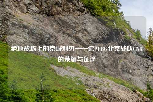 绝地战场上的京城利刃——记PUBG北京战队CNB的荣耀与征途
