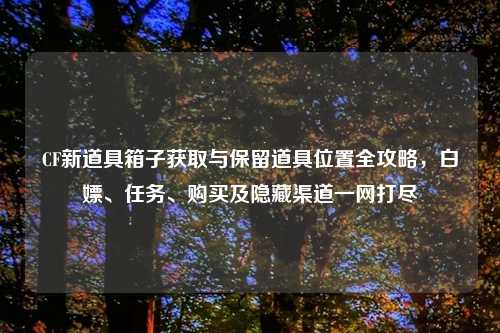 CF新道具箱子获取与保留道具位置全攻略，白嫖、任务、购买及隐藏渠道一网打尽